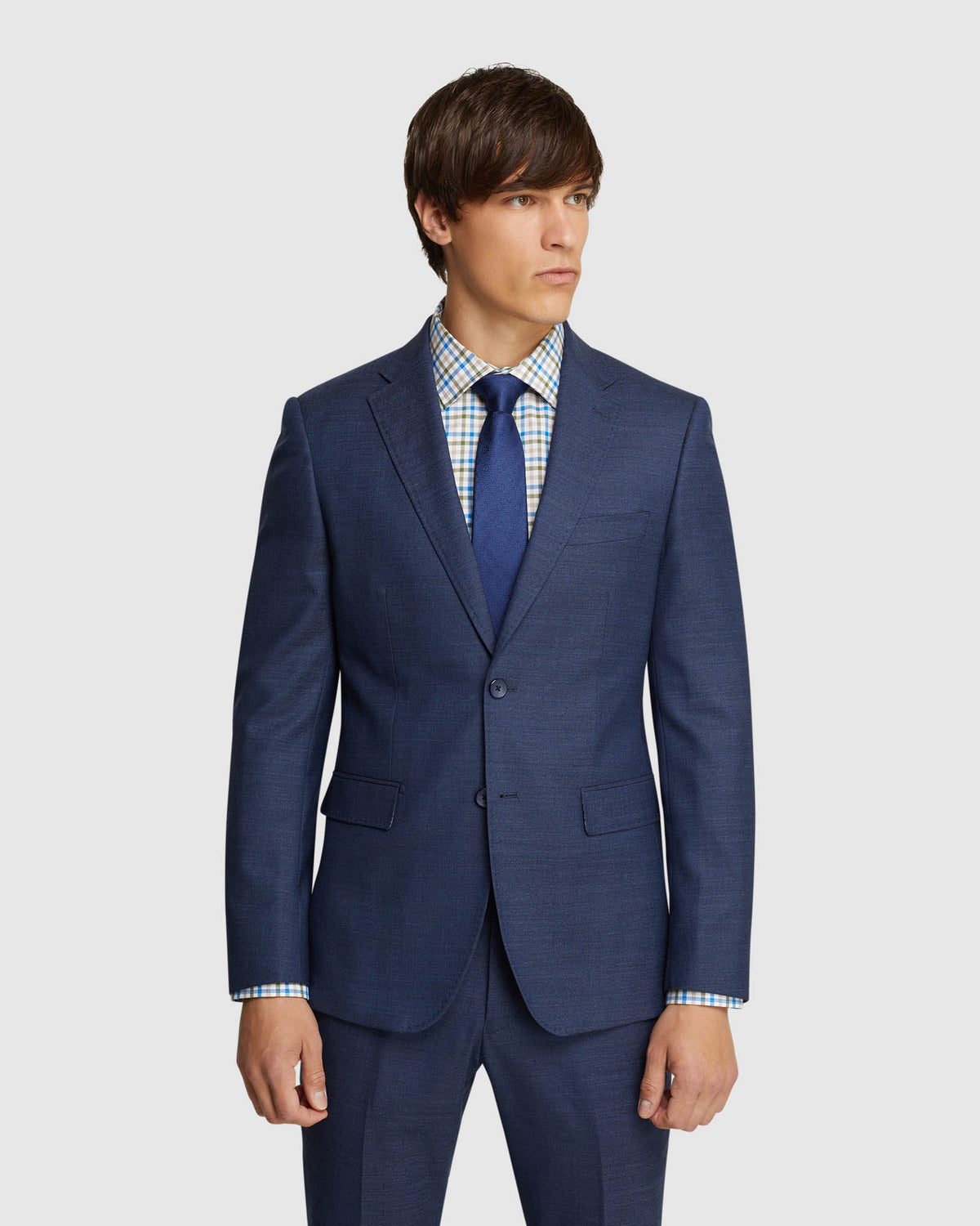 BYRON WOOL SUIT JACKET BLUE