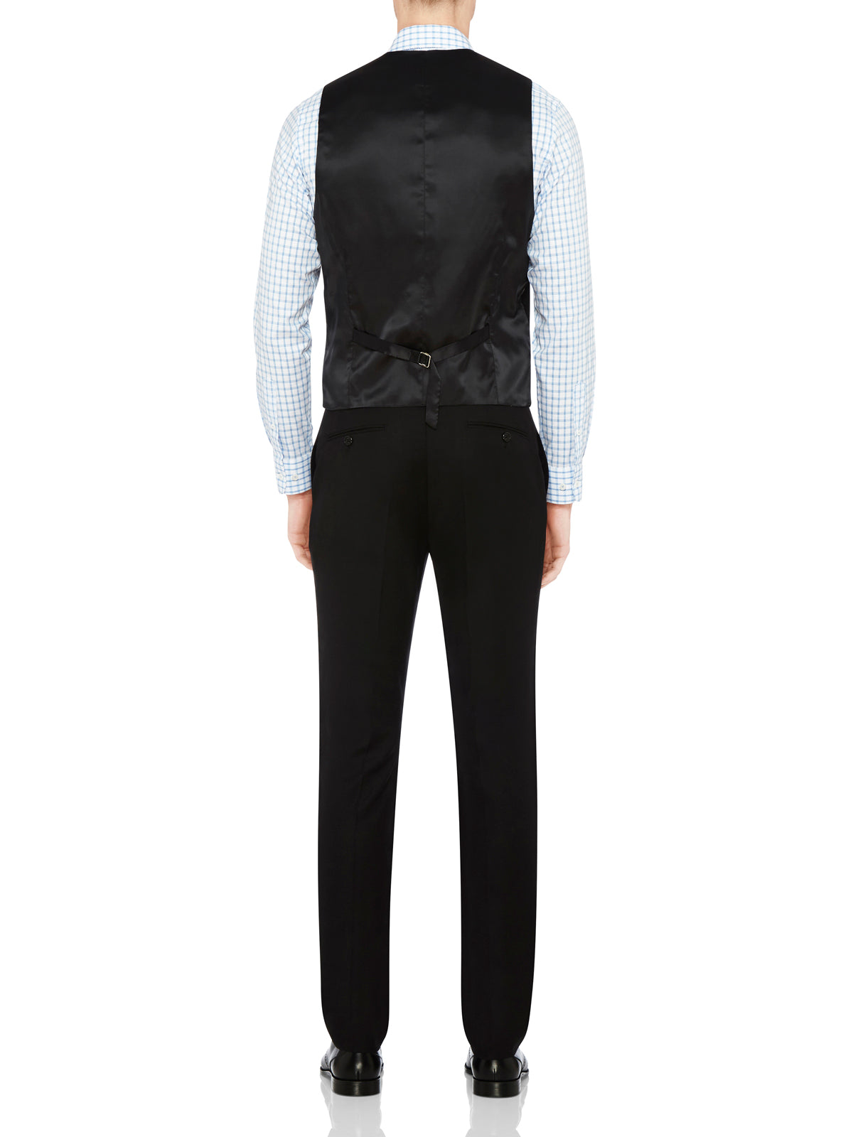MARLOWE WOOL SUIT TROUSERS BLUE