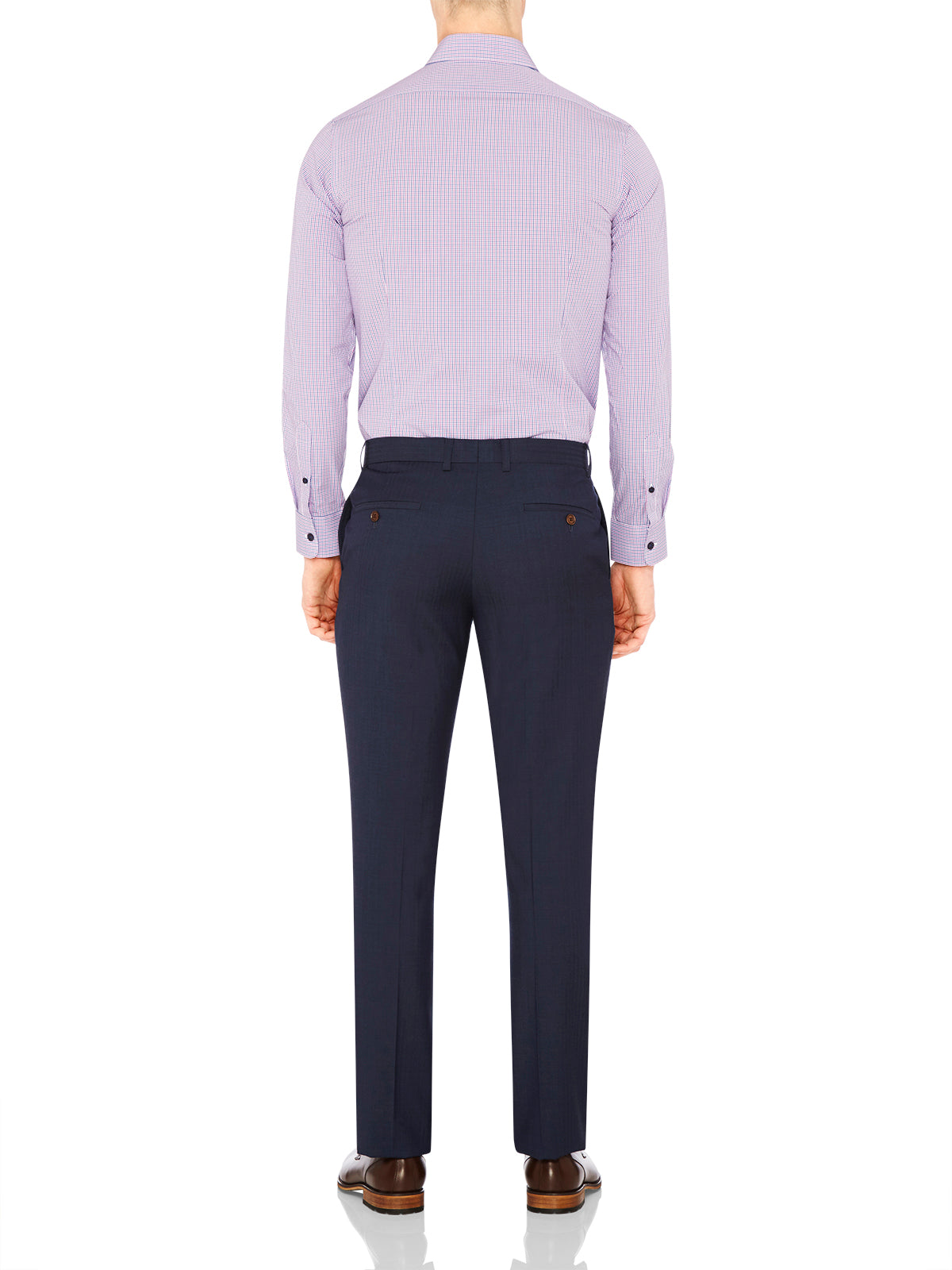 NEW HOPKINS LUX SUIT TROUSERS NVY