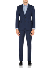 HOPKINS WOOL SUIT TROUS GUNMETAL