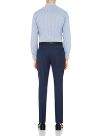 HOPKINS WOOL SUIT TROUS GUNMETAL