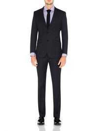 HOPKINS WOOL SUIT TROUS GUNMETAL