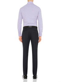 HOPKINS WOOL SUIT TROUS GUNMETAL