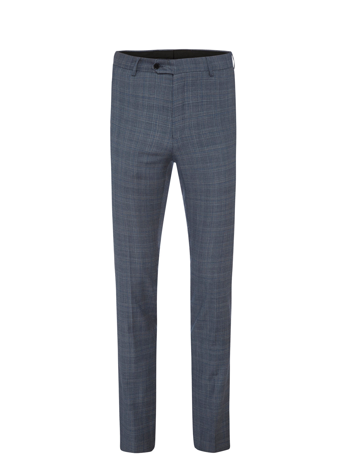 MARLOWE WOOL SUIT TROUSERS BLU