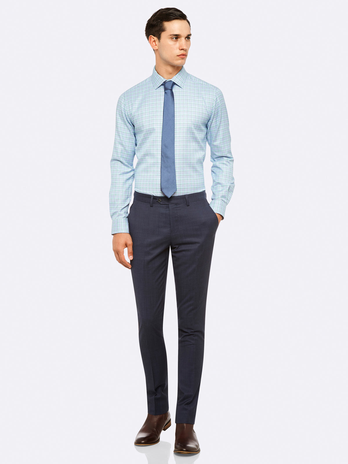 AUDEN SUIT TROUSERS NVY
