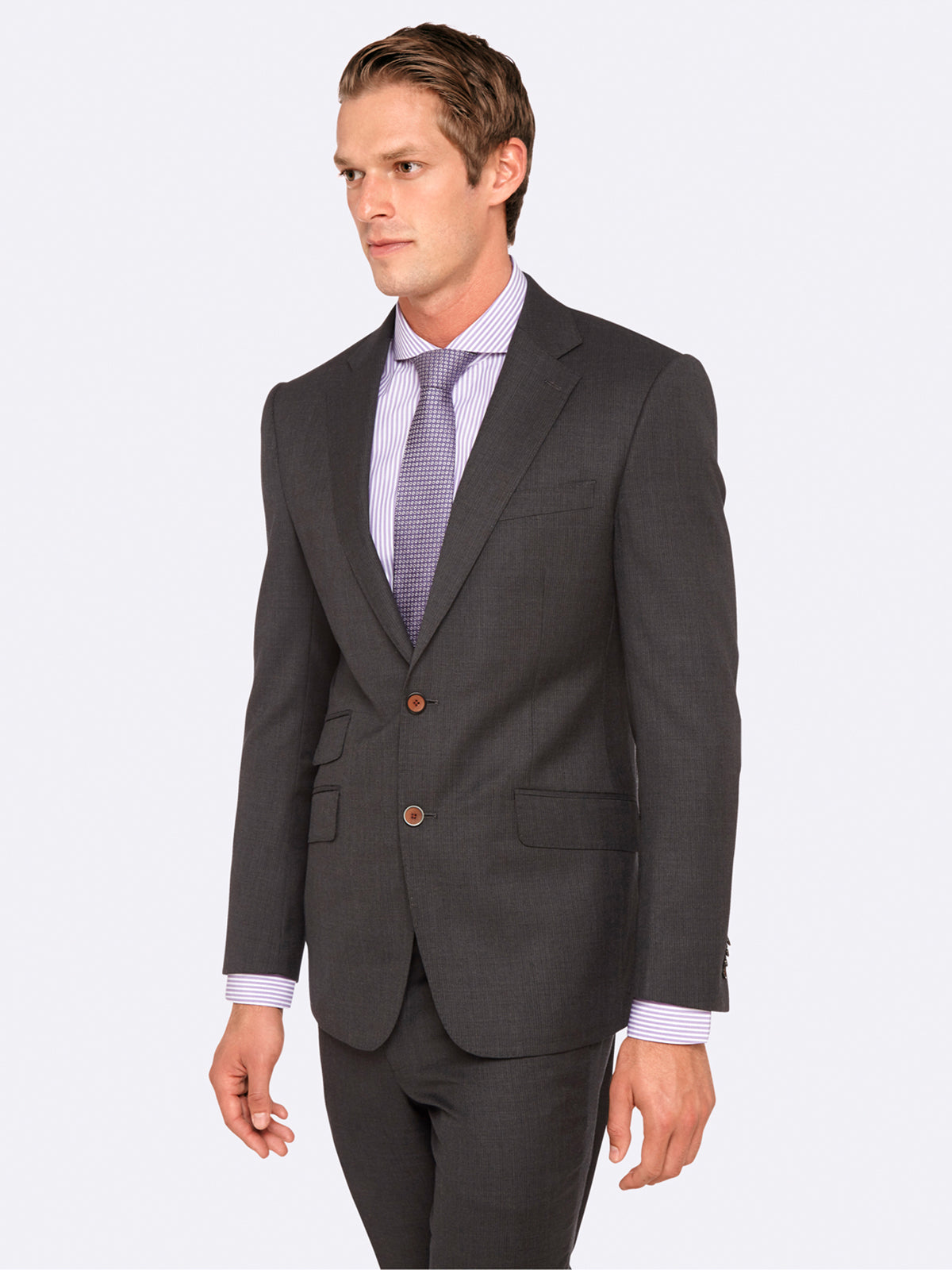 MARLOWE WOOL SUIT JACKET GREY