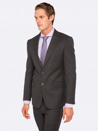 MARLOWE WOOL SUIT JACKET GREY