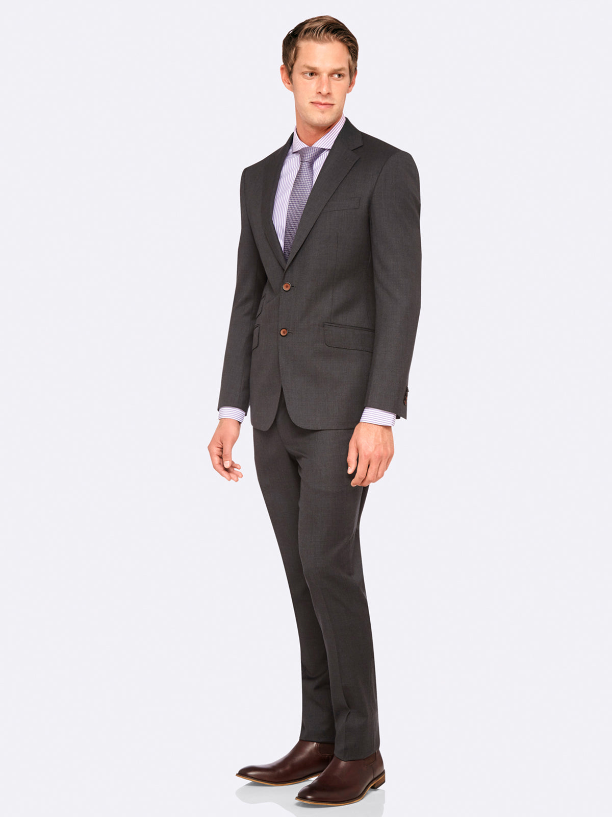 MARLOWE WOOL SUIT JACKET GREY