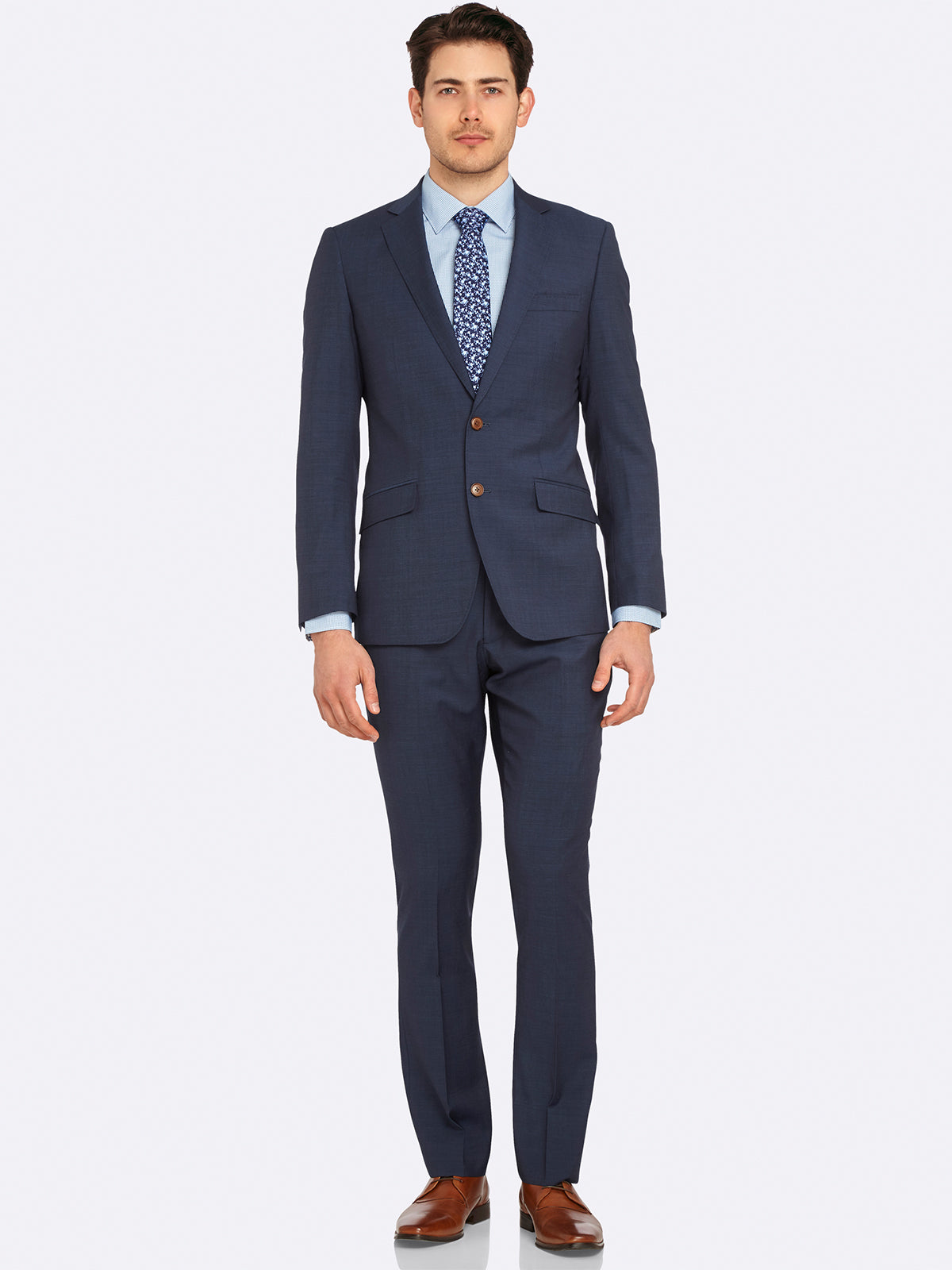 HOPKINS SUIT TROUSERS CHARCOAL