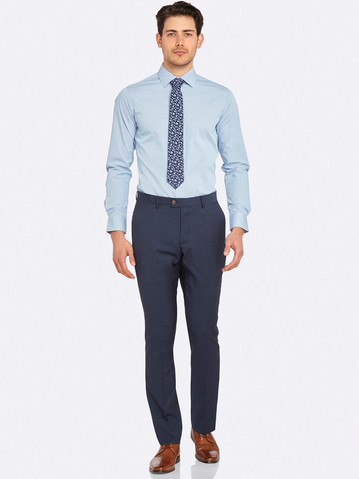 HOPKINS SUIT TROUSERS CHARCOAL