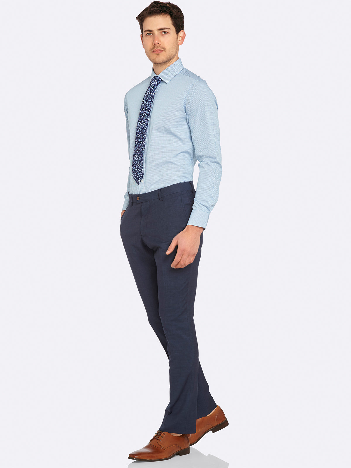 HOPKINS SUIT TROUSERS CHARCOAL