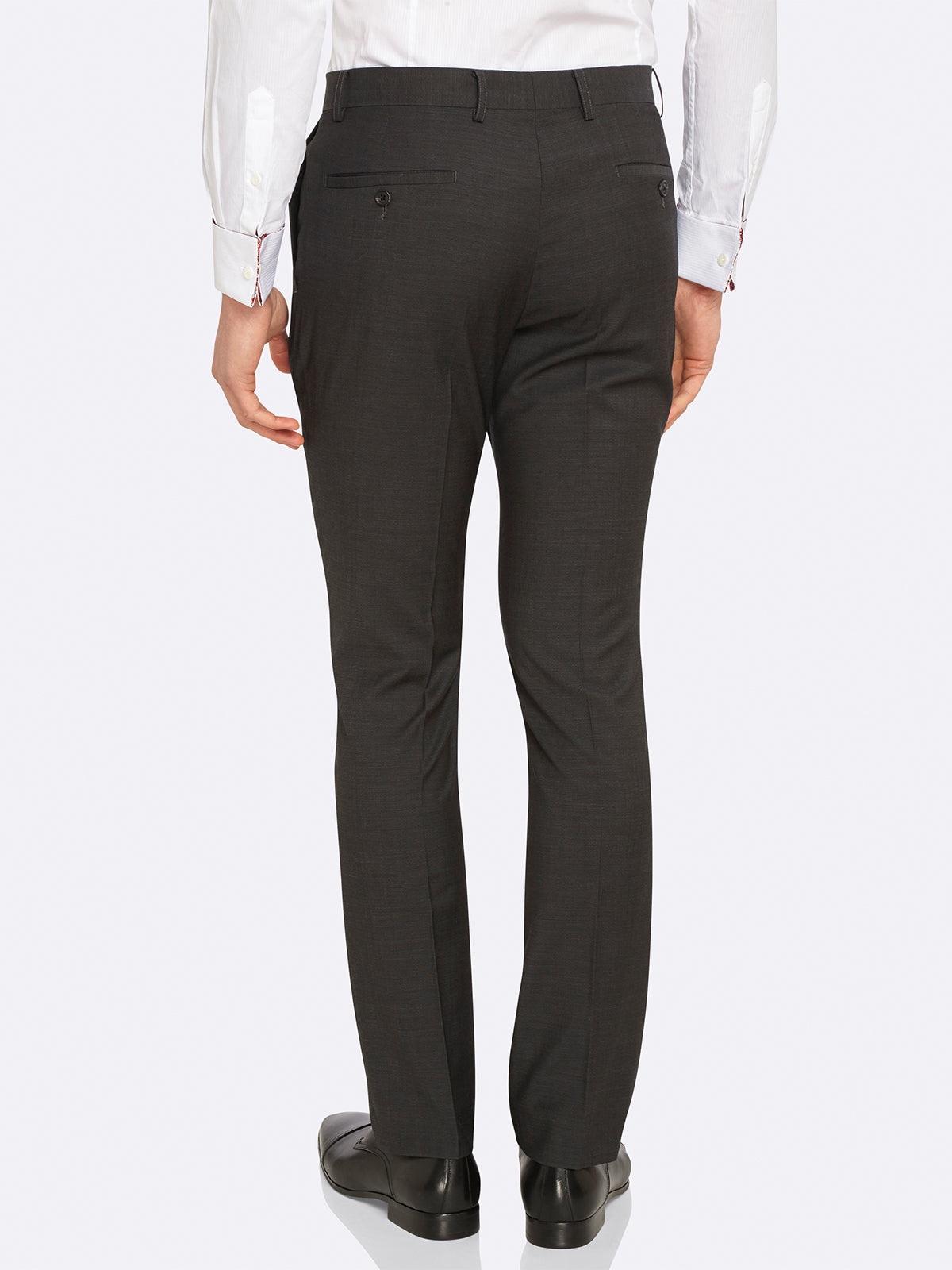 HOPKINS SUIT TROUSERS CHARCOAL