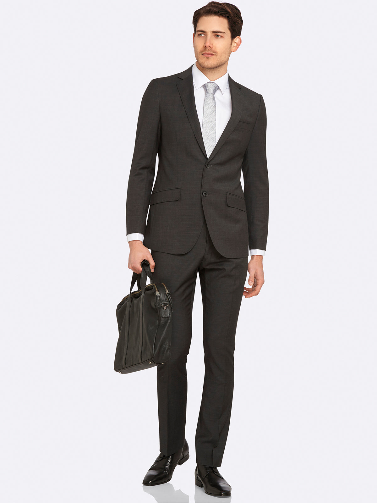 HOPKINS SUIT TROUSERS CHARCOAL