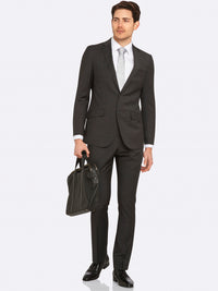 HOPKINS SUIT TROUSERS CHARCOAL