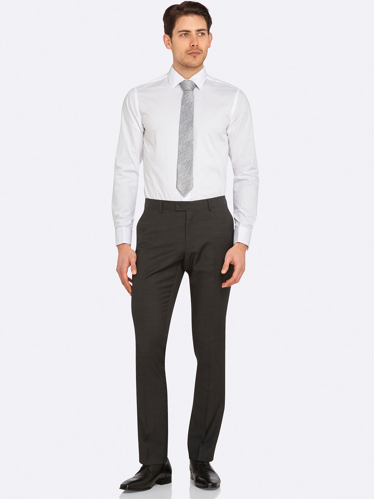 HOPKINS SUIT TROUSERS CHARCOAL