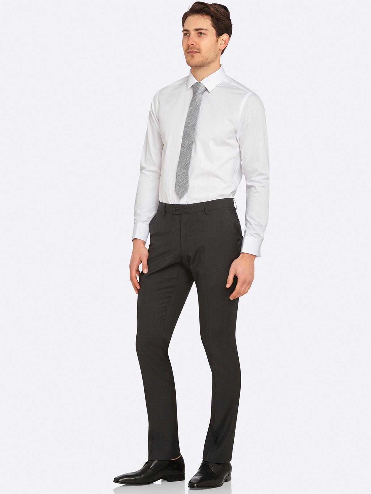 HOPKINS SUIT TROUSERS CHARCOAL