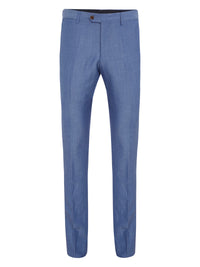 AUDEN  LINEN SUIT TROUSER BLUE