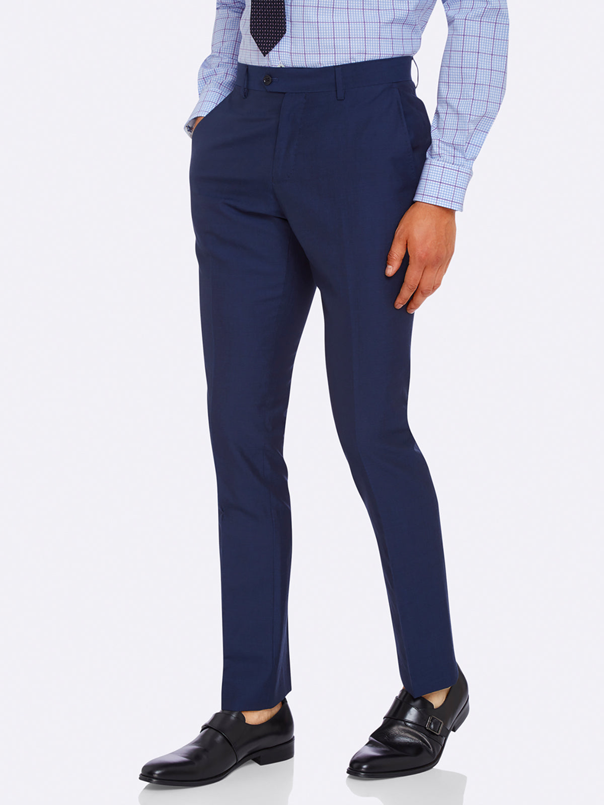 AUDEN WOOL LINEN SUIT TRSERS GUN