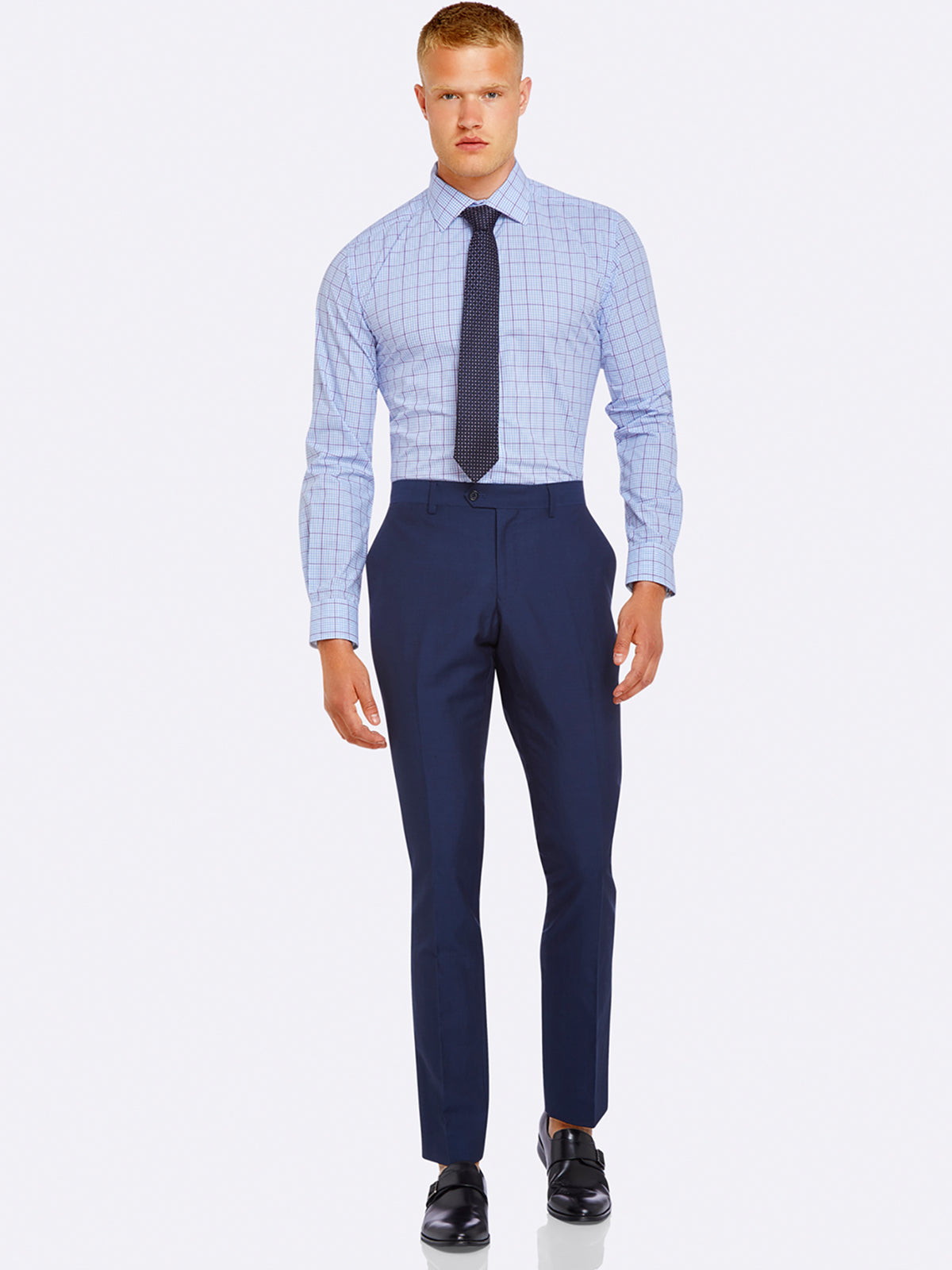 AUDEN WOOL LINEN SUIT TRSERS GUN