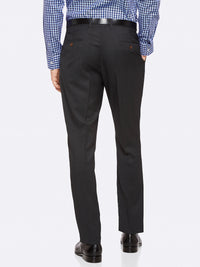 HOPKINS WOOL SUIT TROUSERS CHARCOAL
