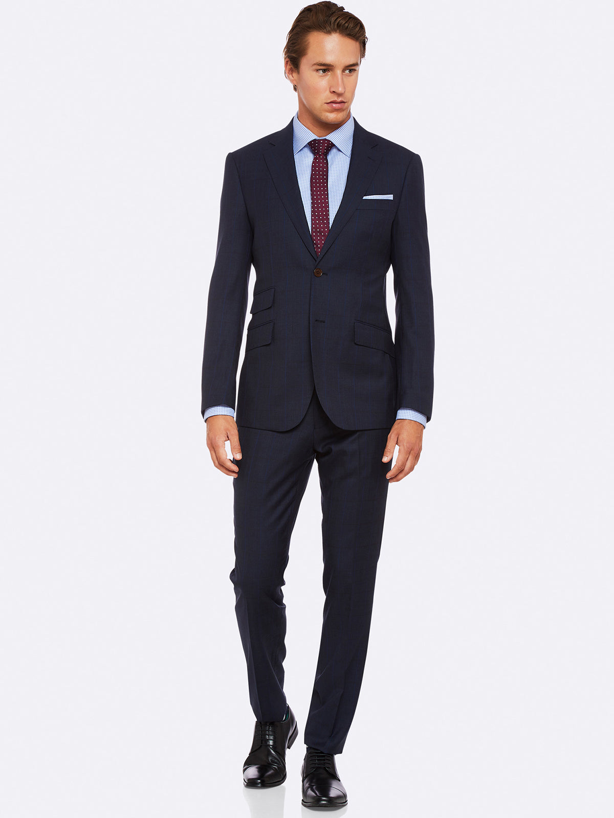 MARLOWE WOOL SUIT TROUSERS