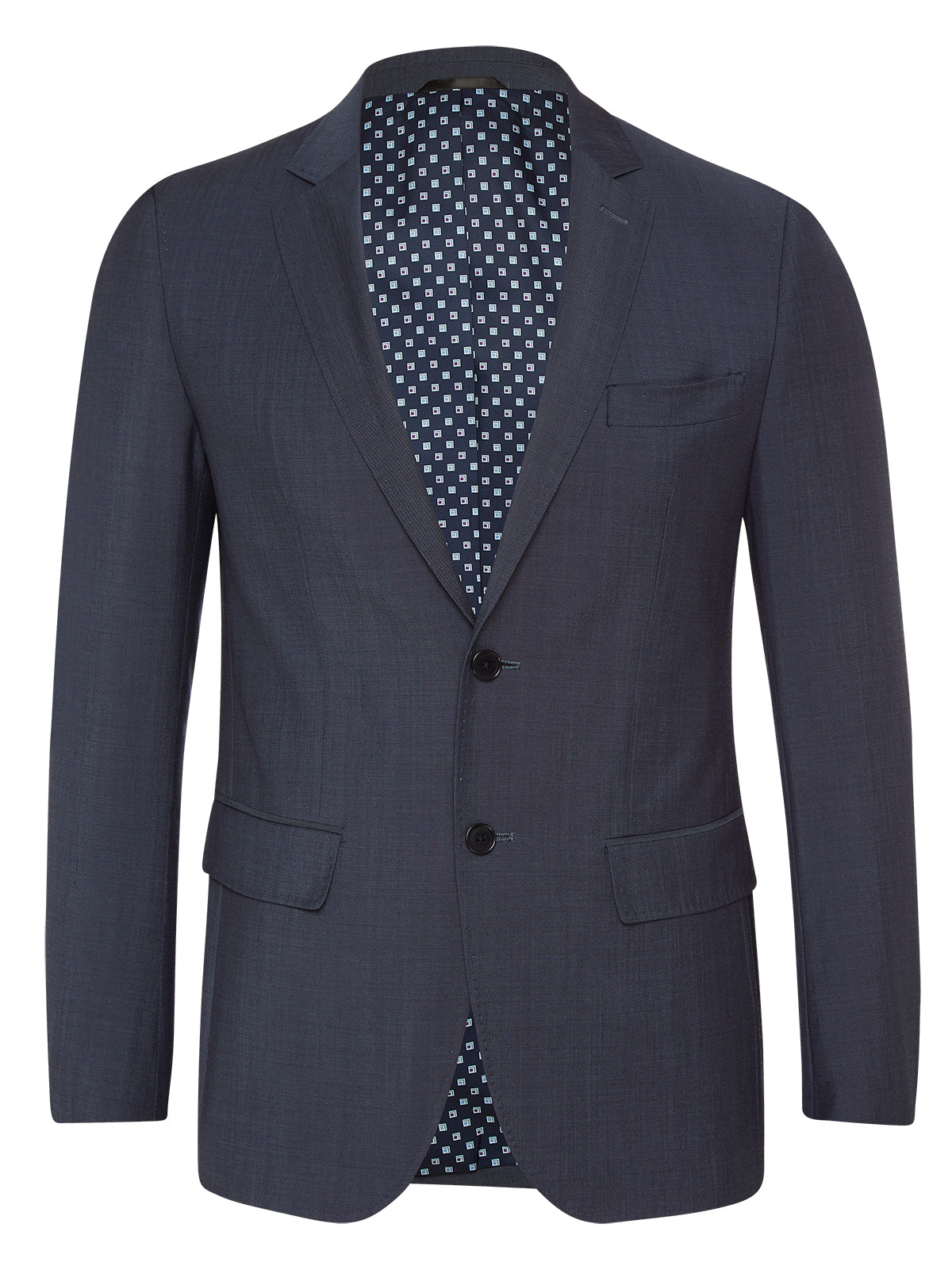 AUDEN WOOL LUXURY SUIT JACKET GUNMETAL