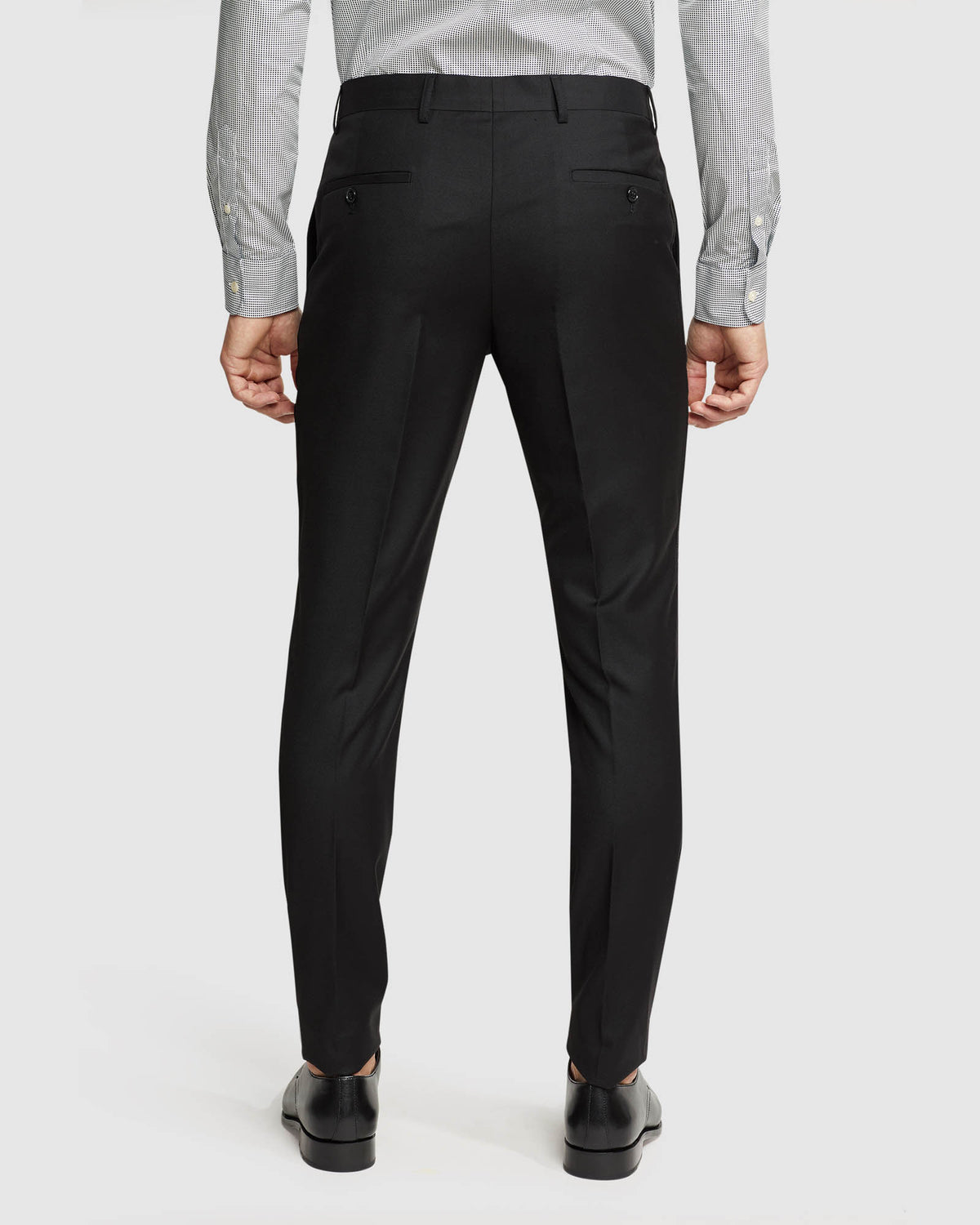 Dinner Suit Trousers – Super 100's Merino Wool, Regular Fit, Satin Tape – Oxford Shop Dinner Suit Trousers – Super 100's Merino Wool, Regular Fit, Satin Tape – Oxford Shop