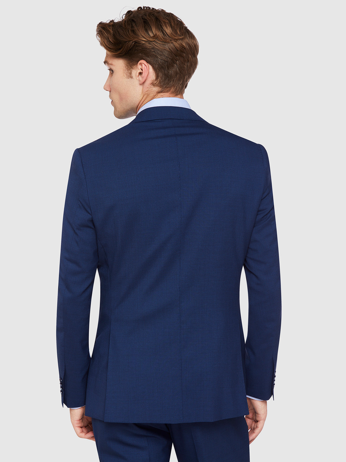 MARLOWE WOOL SUIT JACKET NAVY
