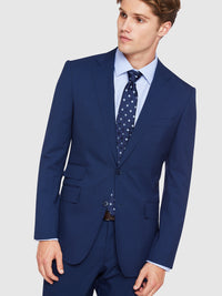 MARLOWE WOOL SUIT JACKET NAVY
