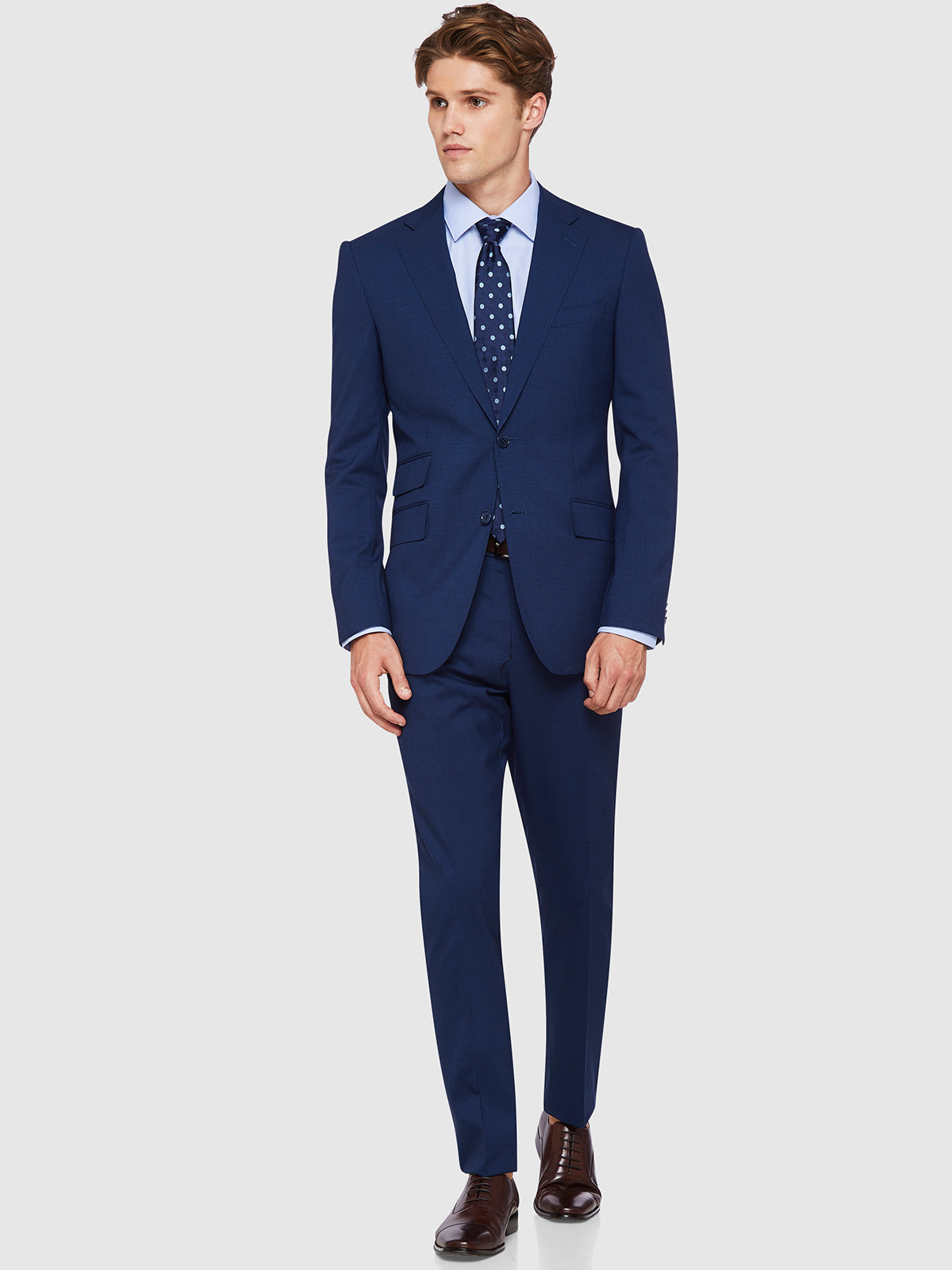 MARLOWE WOOL SUIT JACKET NAVY