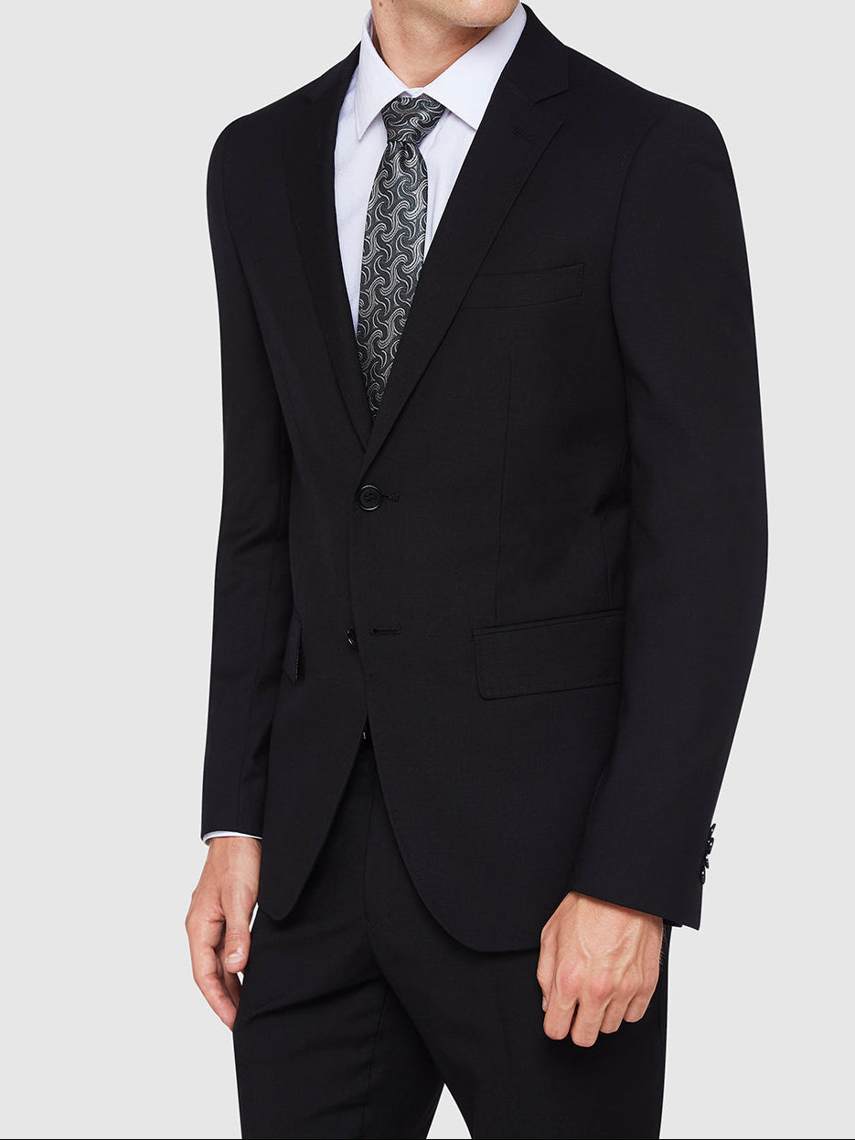 AUDEN WOOL SUIT JACKET BLACK