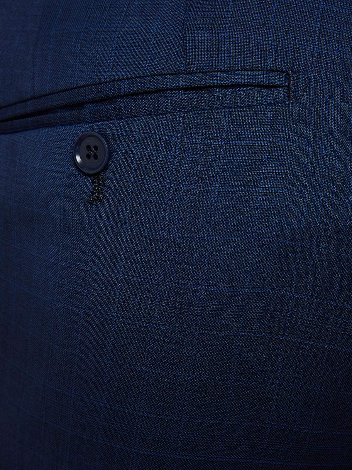 BYRON WOOL SUIT TROUSERS BLUE