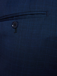 BYRON WOOL SUIT TROUSERS BLUE