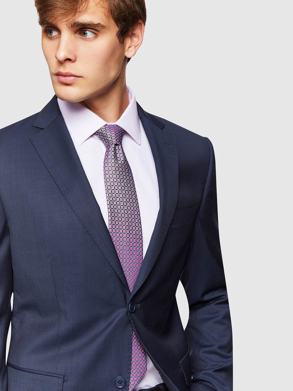 BYRON WOOL SUIT JACKET BLUE