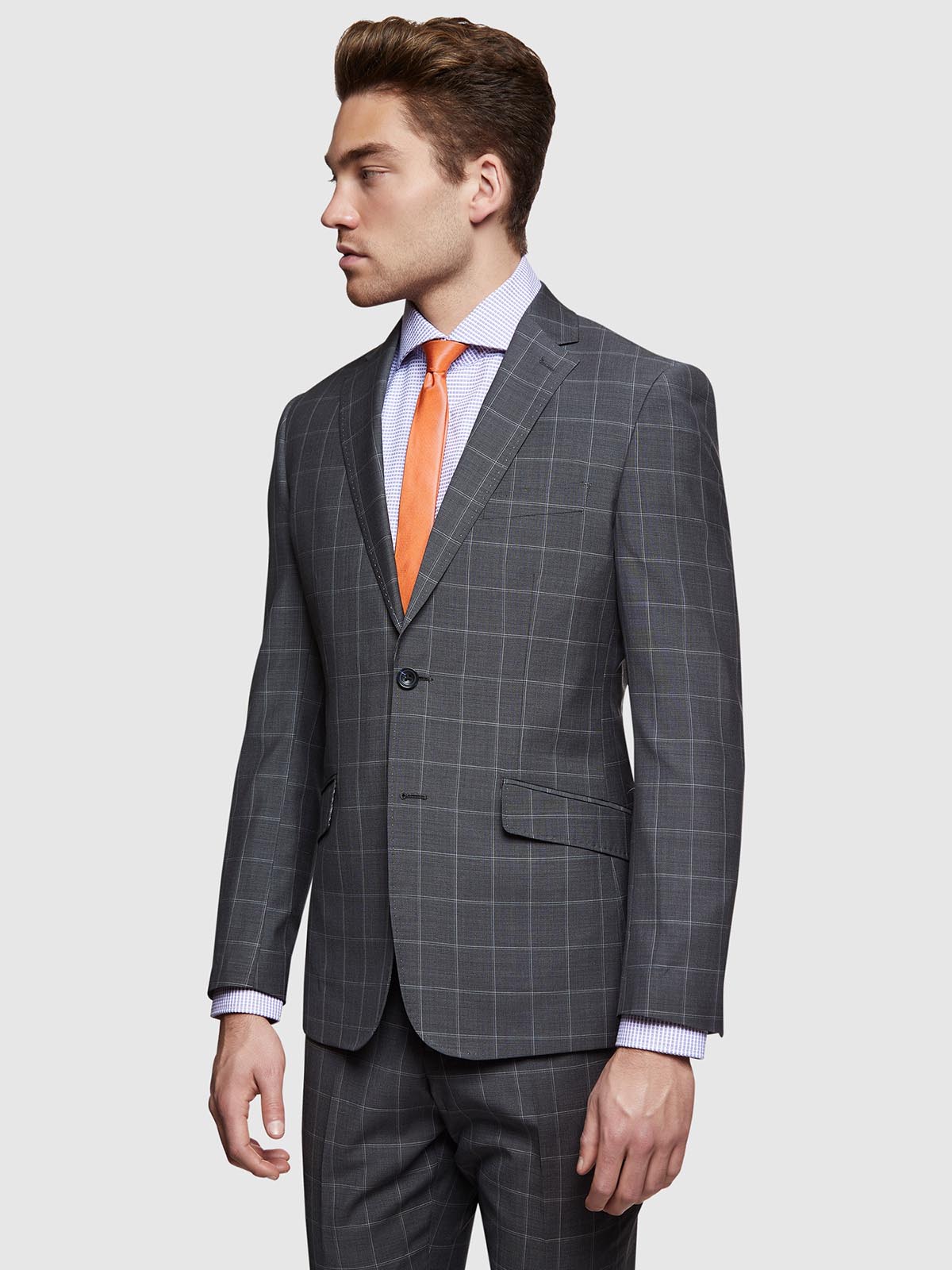 HOPKINS WOOL STRETCH SUIT JACKET
