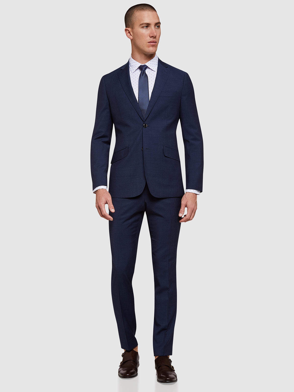 AUDEN WOOL SUIT JACKET BLUE