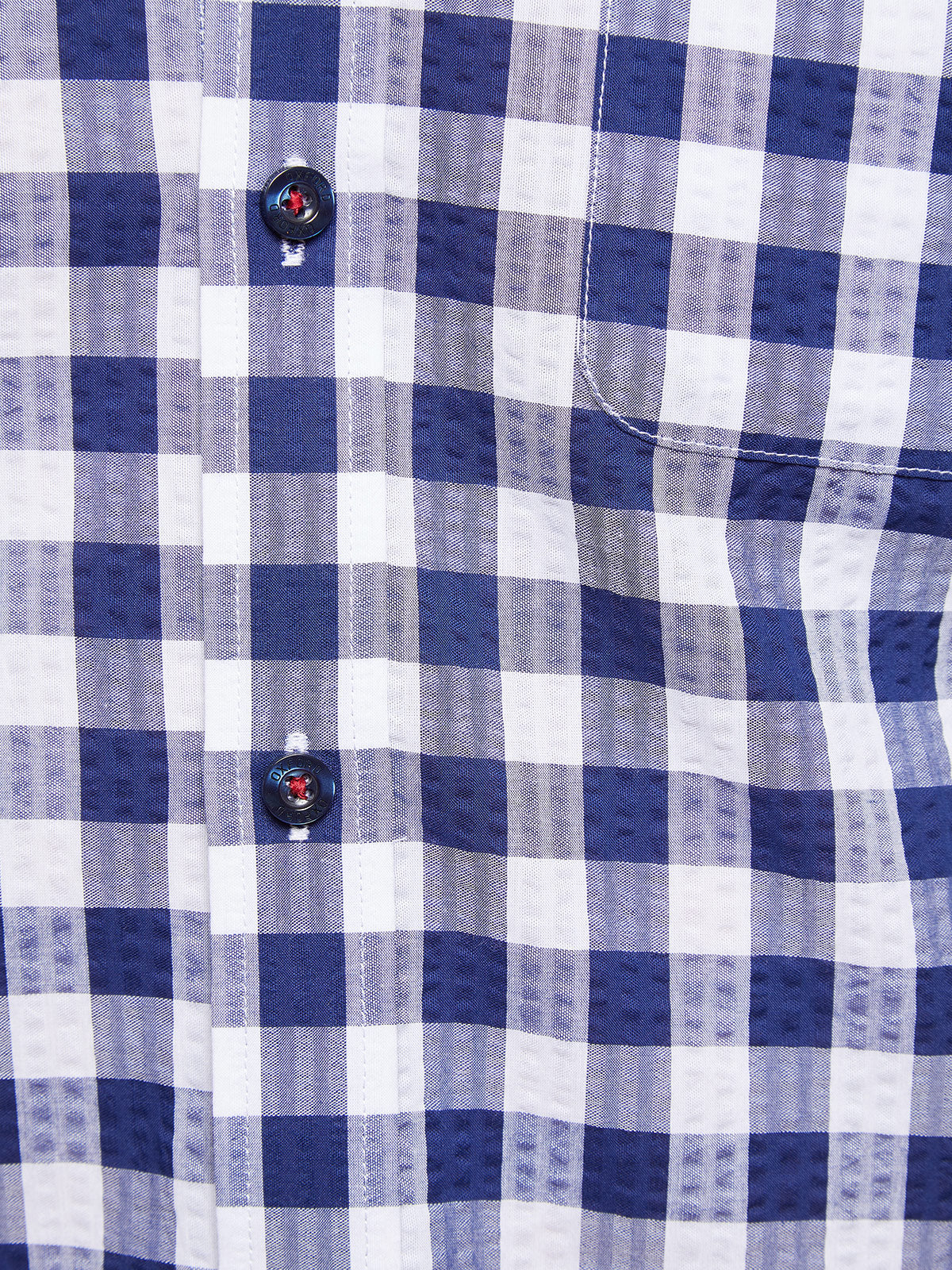 STRATTON CHECKED SHIRT NAVY