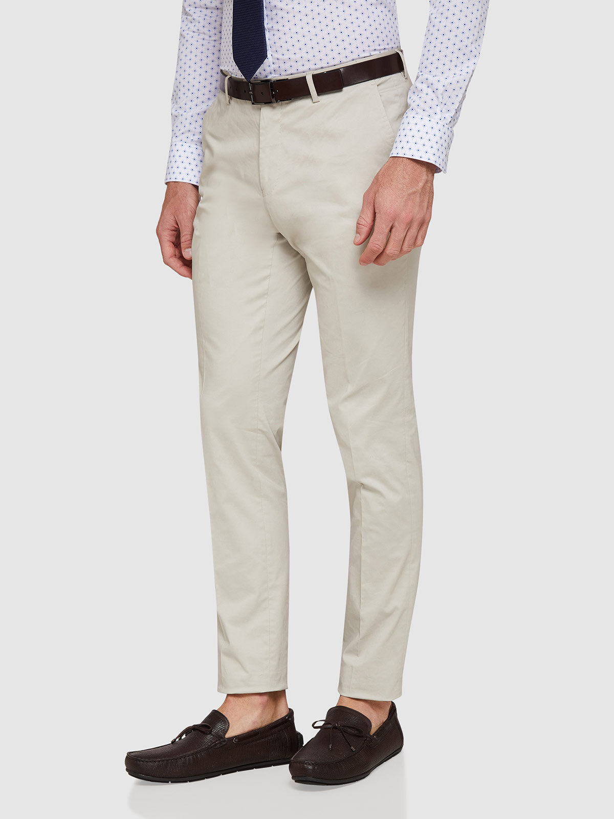 BYRON COTTON STRETCH SUIT TROUSERS