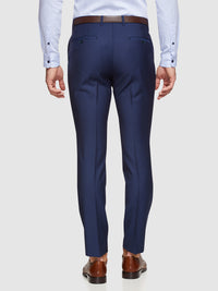 HOPKINS WOOL SUIT TROUSERS NAVY