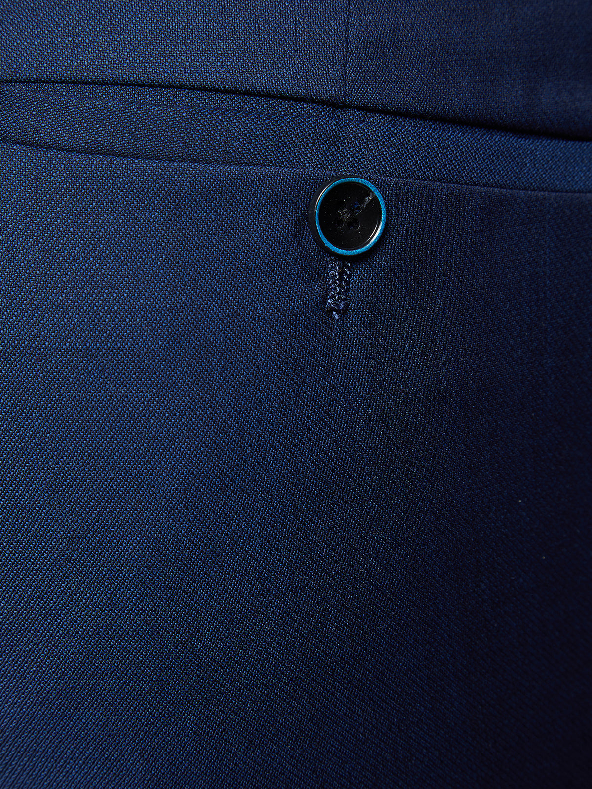HOPKINS WOOL SUIT TROUSERS NAVY
