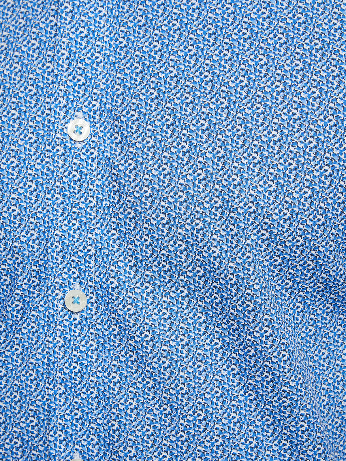 KENTON PRINTED SHIRT BLUE