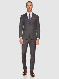 BYRON WOOL STRETCH CHECKED JACKET