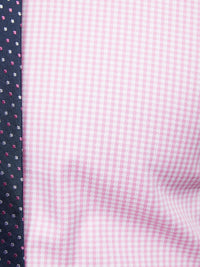 BECKTON DOBBY CHECKED SHIRT PINK