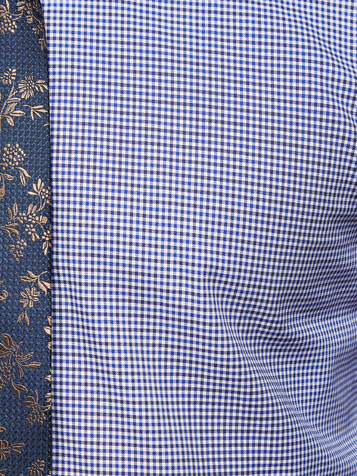 BECKTON CHECKED SHIRT BLUE