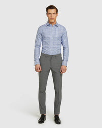 ISLINGTON REGULAR FIT CHECKED SHIRT NAVY