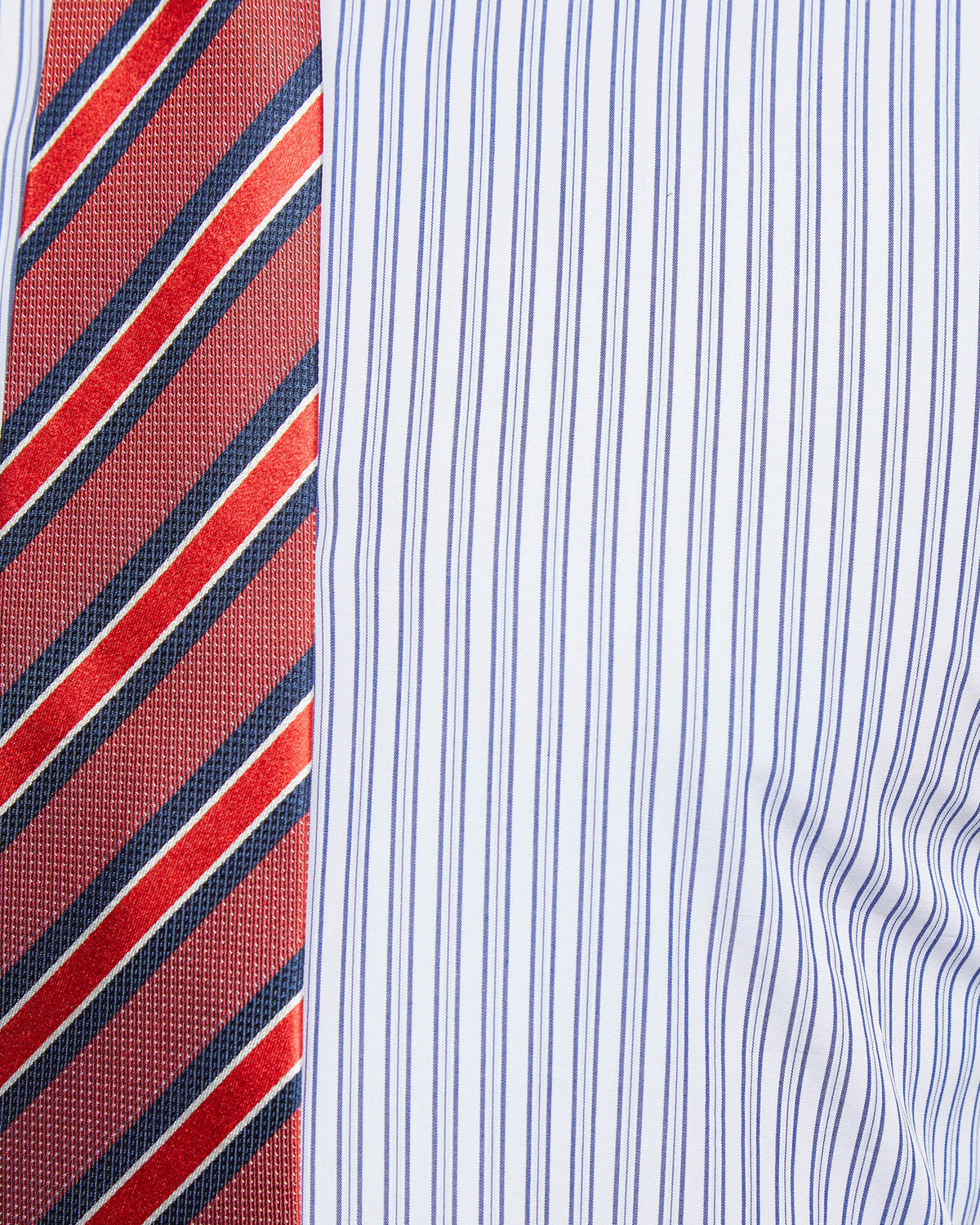 BECKTON STRIPED SHIRT NAVY/WHITE