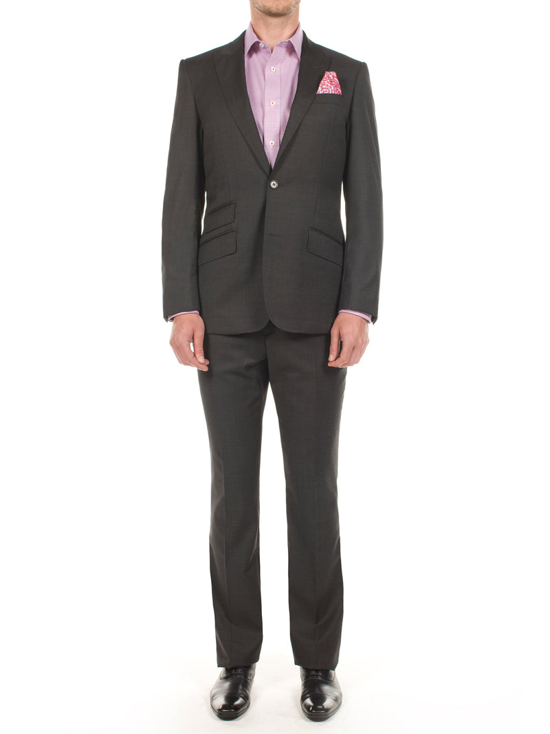 HOPKINS PEAK LAPEL JACKET CHAR MENS SUITS