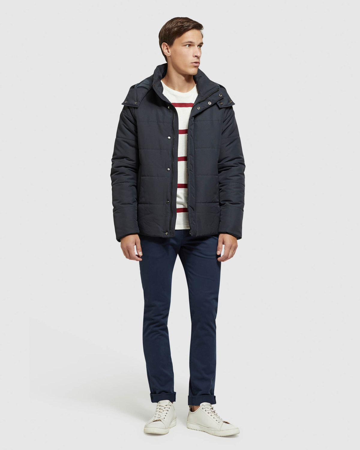 LEO ECO FILLING PUFFA JACKET MENS JACKETS AND COATS