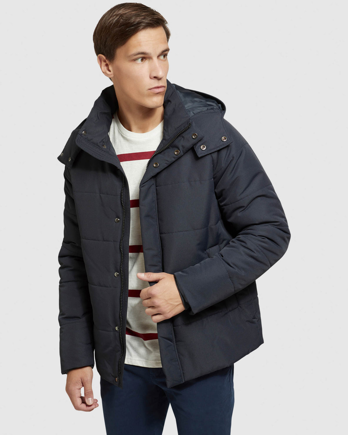 LEO ECO FILLING PUFFA JACKET MENS JACKETS AND COATS