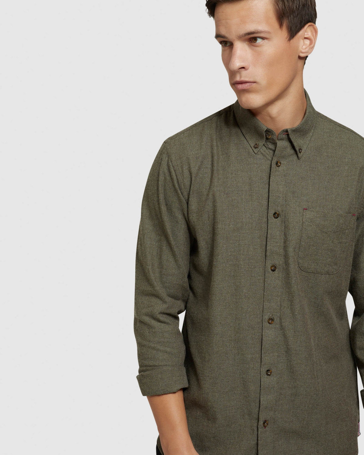 UXBRIDGE MELANGE TWILL REGULAR SHIRT MENS SHIRTS